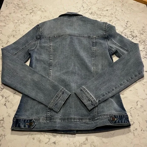 NWOT Amalli Talli‎ Women's Denim Jean Jacket Small Tall Classic Style - Picture 7 of 7